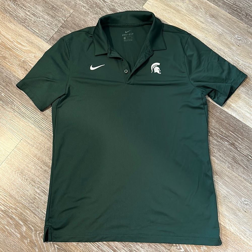 Nike MSU dri fit polo
